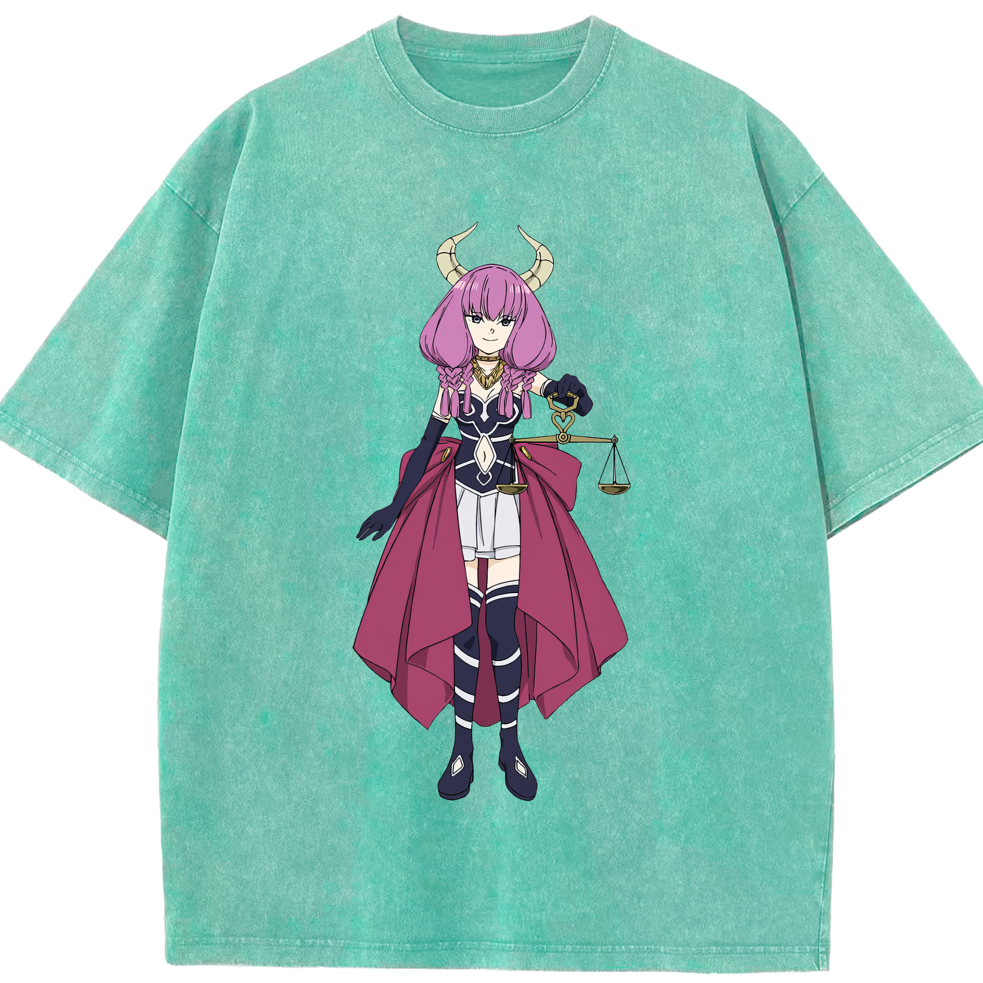 （画像用） 葬送のフリーレン Frieren 綿100% ヴィンテージ風 半袖Tシャツ（フロントプリント）